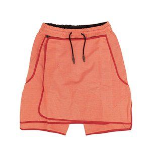 BYBORRE Red Asymmetrical Knit Mini Skort Size XL $515